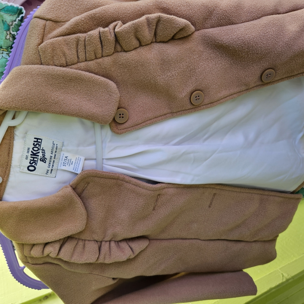 OshKosh B'gosh Brown Coat with Button Accents